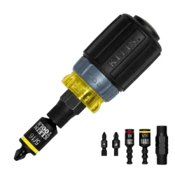 KNECT 7-in-1 Ratcheting Impact-Rated Stubby Screwdriver/Nut Driver