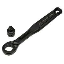 KNECT (S) Pass Through Ratchet and 1/4-Inch Drive Socket Adapter Set